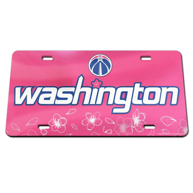 Washington Wizards 2022 CITY EDITION Specialty Acrylic License Plate