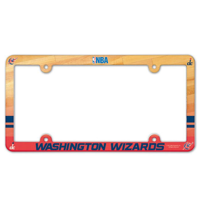 Washington Wizards Lic Plate Frame Full Color