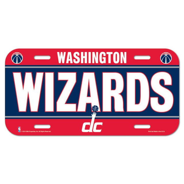 Washington Wizards License Plate