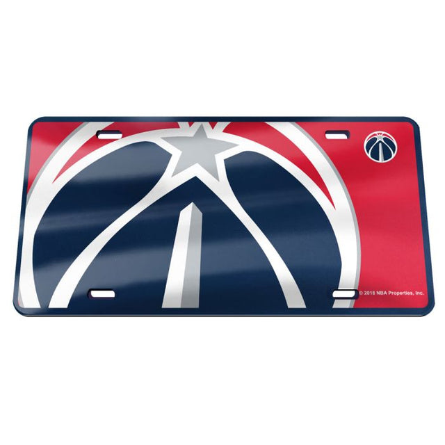 Washington Wizards MEGA Specialty Acrylic License Plate