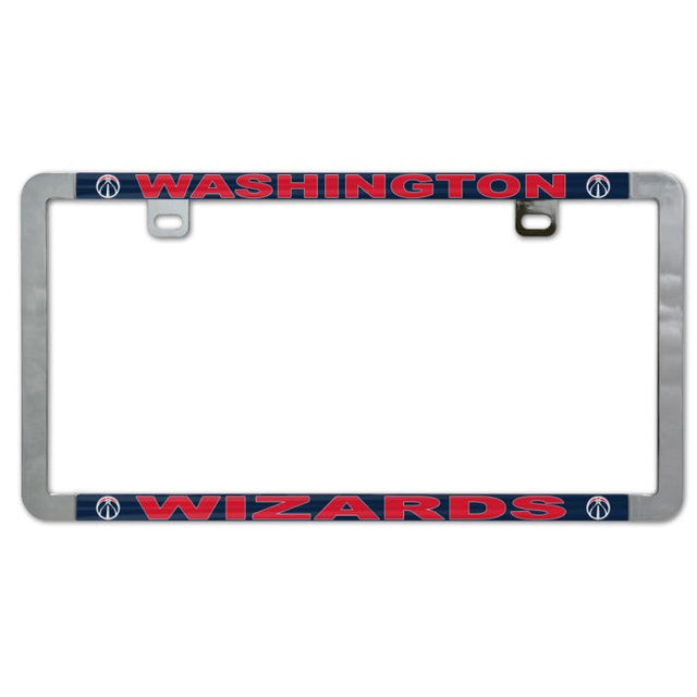 Washington Wizards Metal Lic. Plate Frame Slim