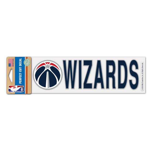 Washington Wizards Perfect Cut Decals 3" x 10"