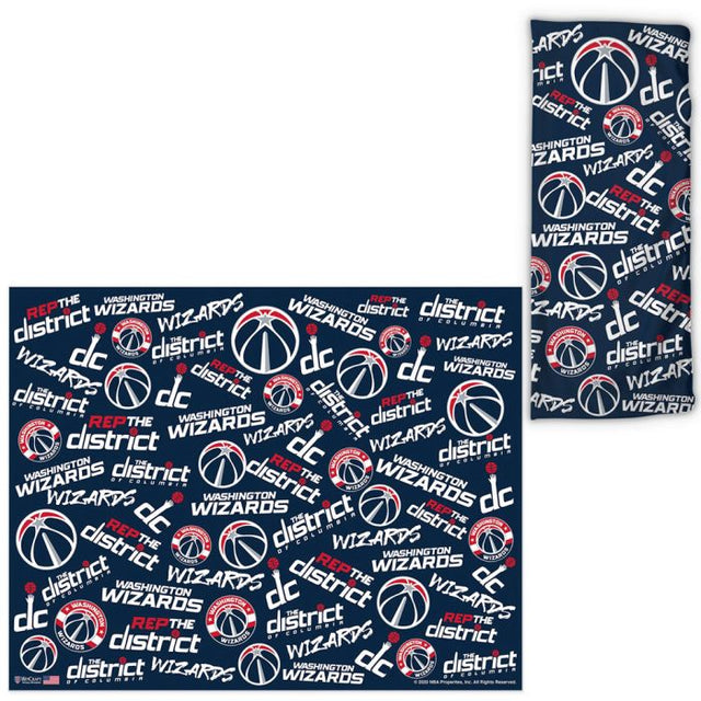 Washington Wizards Scatter Print Fan Wraps