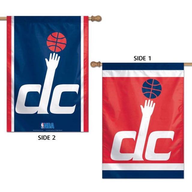 Washington Wizards Vertical Flag 2 Sided 28" x 40"