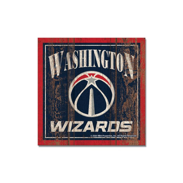 Washington Wizards Wooden Magnet 3" X 3"