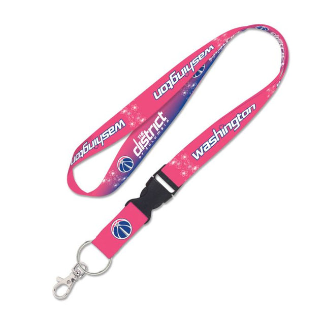 Washington Wizards city Lanyard w/detachable buckle 1"