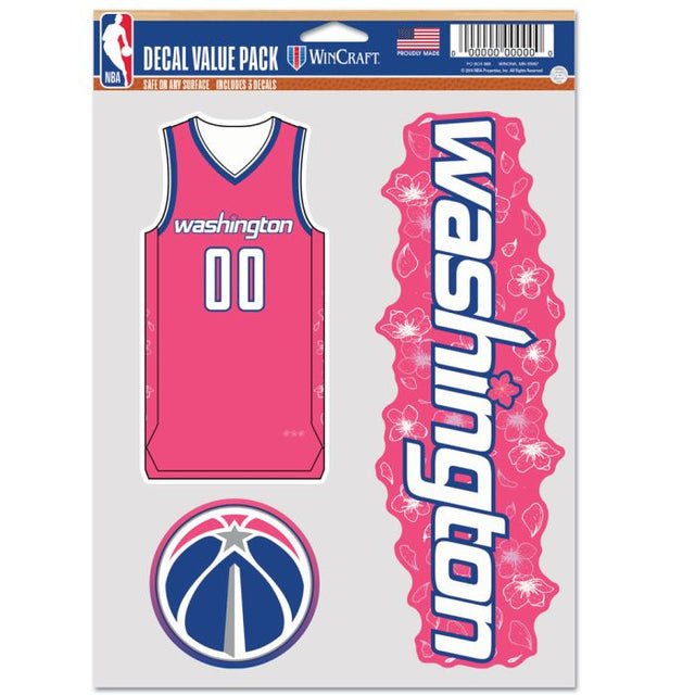 Washington Wizards city Multi Use 3 fan pack