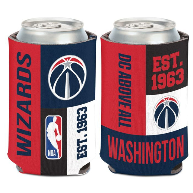 Washington Wizards color block Can Cooler 12 oz.