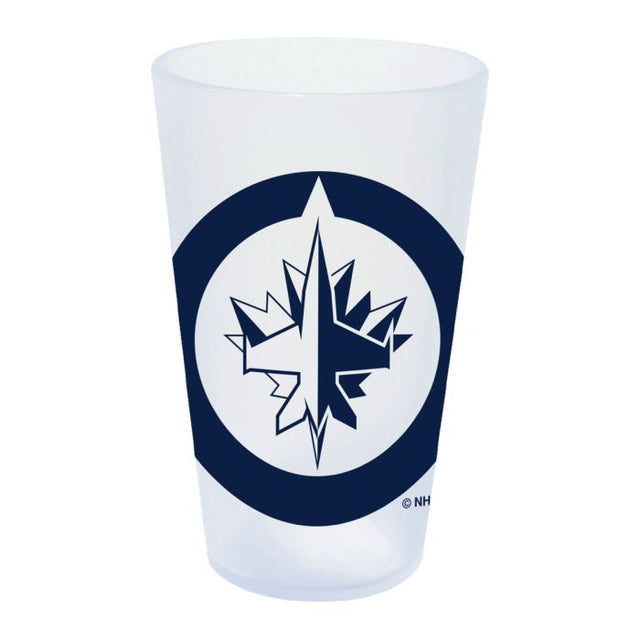 Vaso de pinta de silicona de 16 oz de Winnipeg Jets