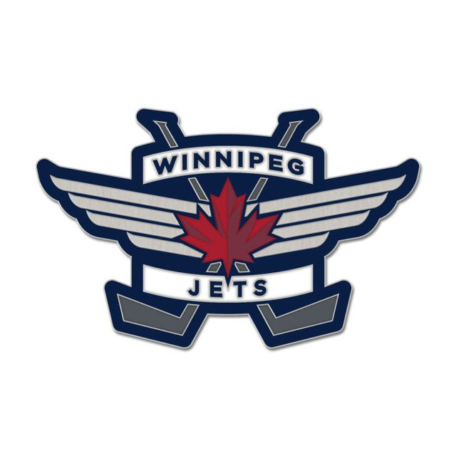 Winnipeg Jets Collector Enamel Pin Jewelry Card