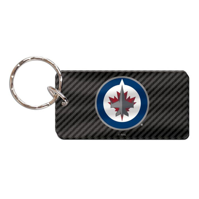 Winnipeg Jets Keychain Rectangle