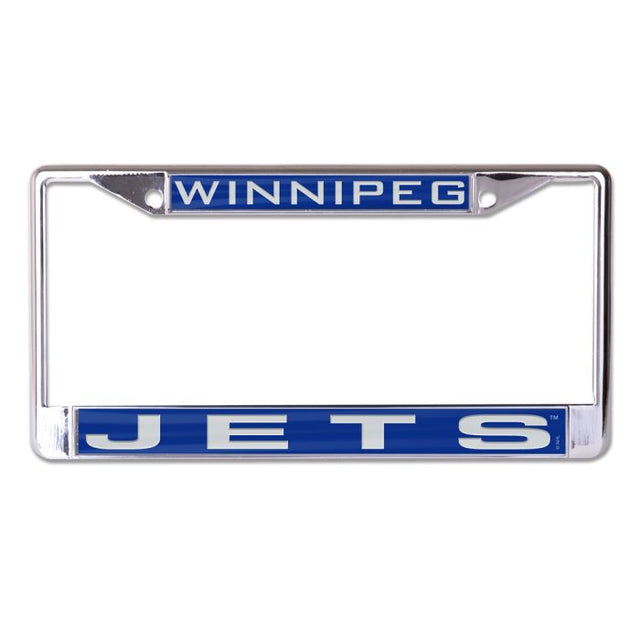 Winnipeg Jets Lic Plt Frame S/L Printed