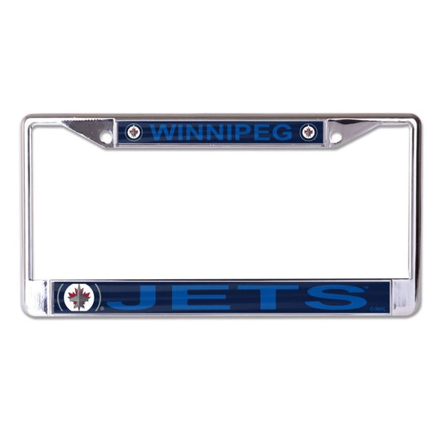 Winnipeg Jets MEGA Lic Plt Frame S/L Printed