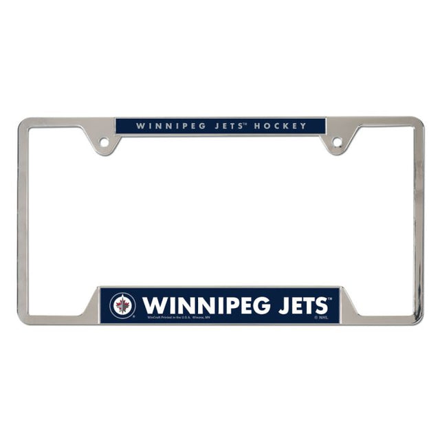 Winnipeg Jets Metal License Plate Frame