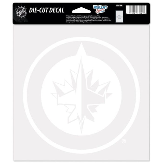 Calcomanías de corte perfecto de Winnipeg Jets de 8" x 8"