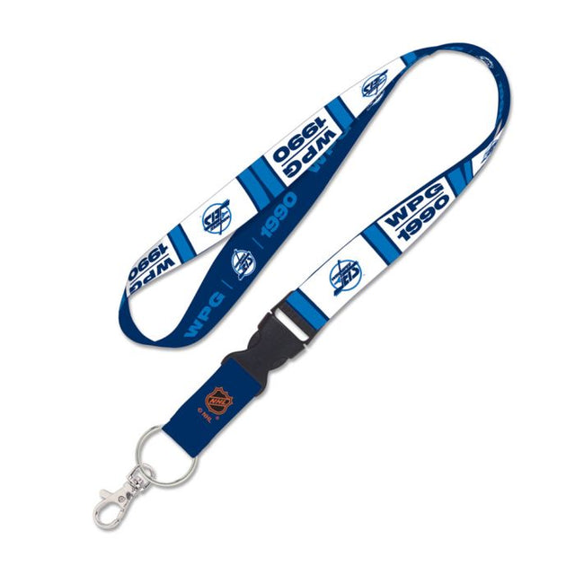 Winnipeg Jets Special Edition Lanyard w/detachable buckle 1"