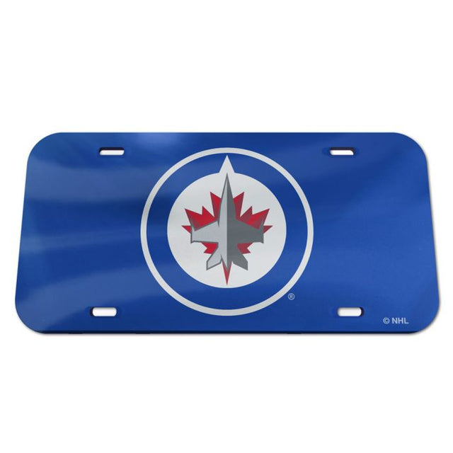 Matrícula acrílica especial de los Winnipeg Jets