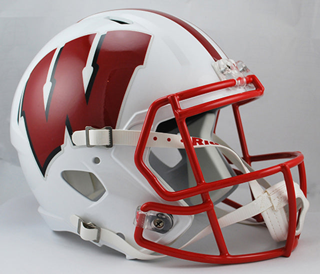 Réplica de casco de velocidad de lujo de Wisconsin Badgers