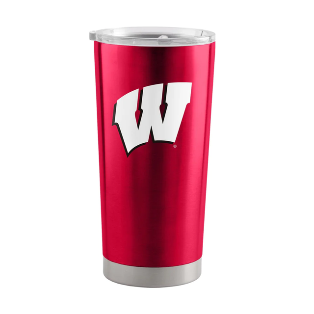 Vaso de viaje de acero inoxidable de 20 oz de Wisconsin Badgers