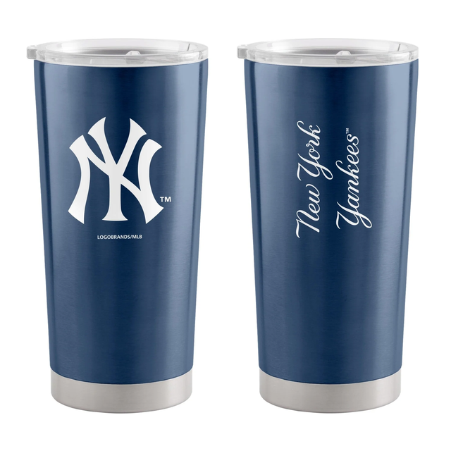 Vaso de viaje de acero inoxidable de 20 oz de los New York Yankees