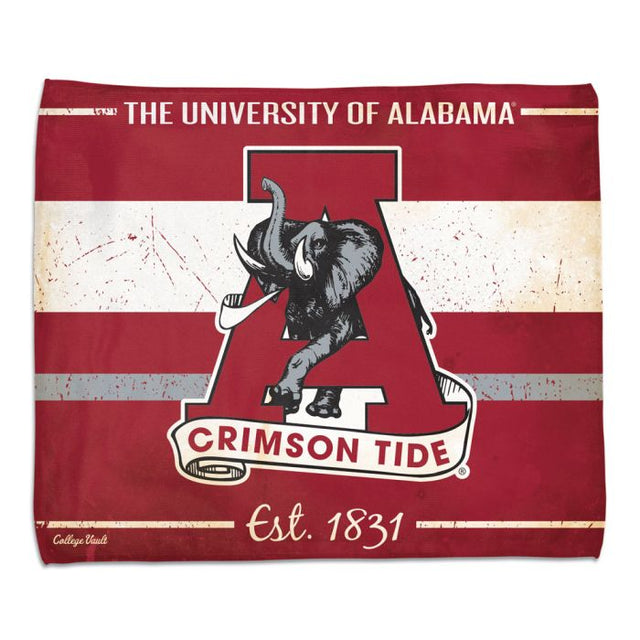 Toalla de rally Alabama Crimson Tide/College Vault (a todo color)