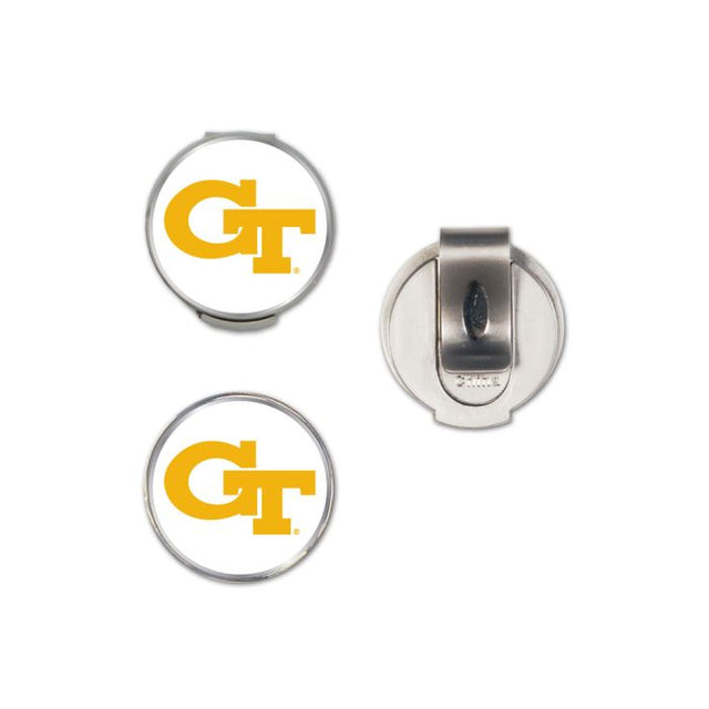 Georgia Tech Yellow Jackets Hat Clip w/2 Markers, clamshell