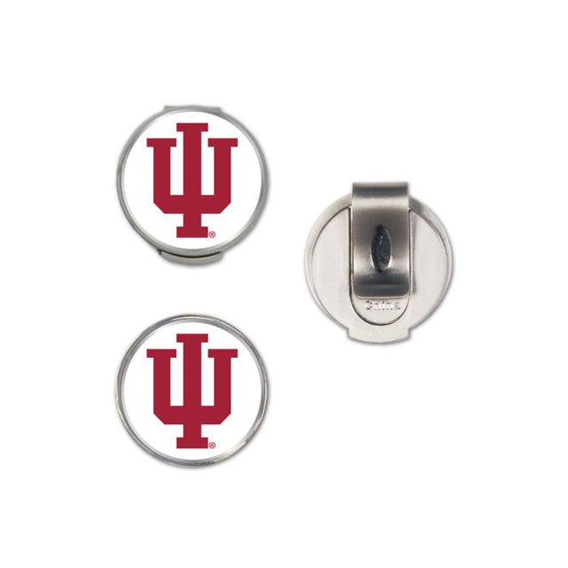 Clip para gorra de Indiana Hoosiers con 2 marcadores, con tapa tipo concha