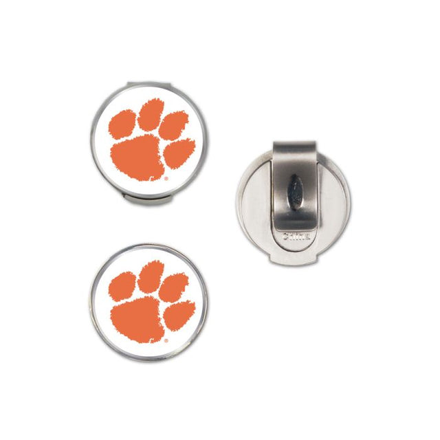 Clemson Tigers Hat Clip w/2 Markers, clamshell