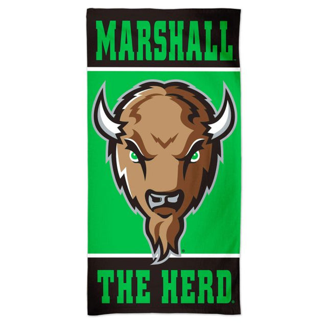 Marshall Thundering Herd Spectra 沙滩巾 30 英寸 x 60 英寸