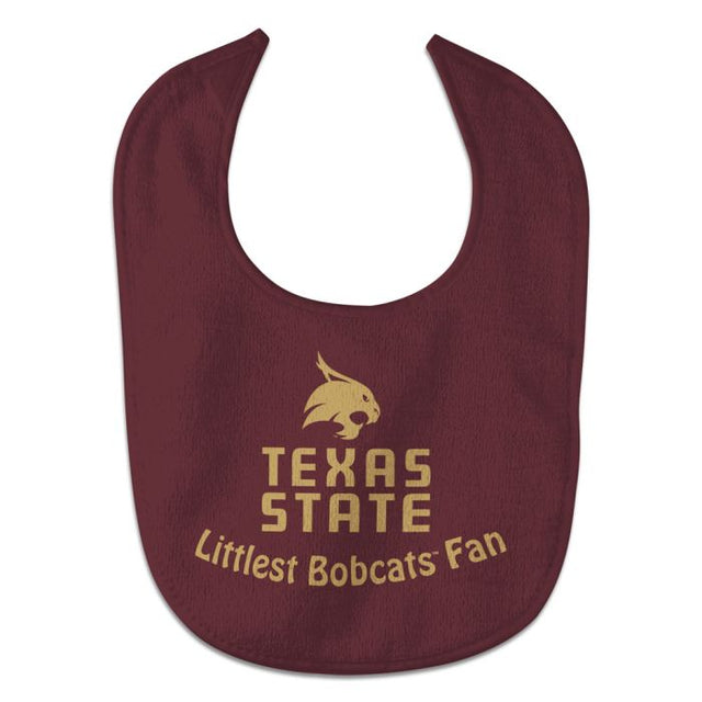 Babero para bebé All Pro de los Texas State Bobcats LITTLEST FAN