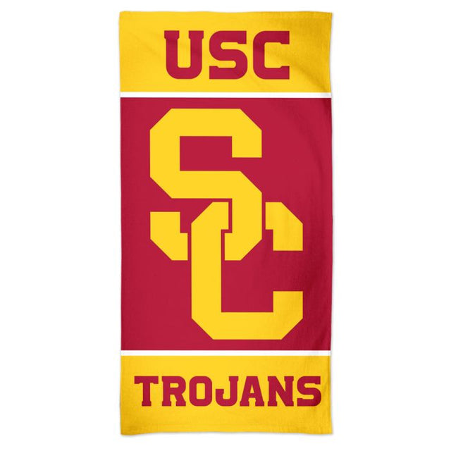 USC Trojans Spectra 沙滩巾 30 英寸 x 60 英寸