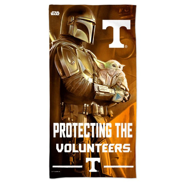 Toalla de playa Spectra de Star Wars Mandalorian de Tennessee Volunteers, 30 x 60 pulgadas