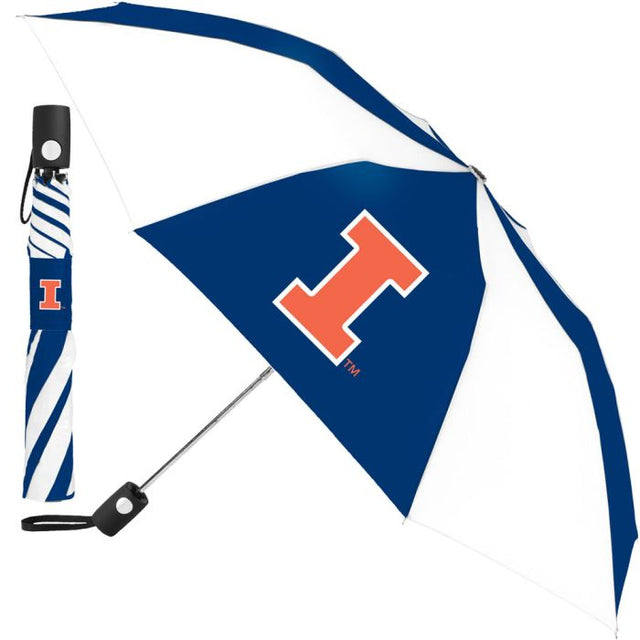 Illinois Fighting Illini Auto Folding Umbrella