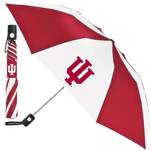 Indiana Hoosiers Auto Folding Umbrella