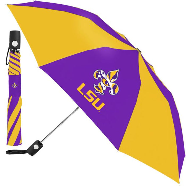 Paraguas plegable automático de los LSU Tigers