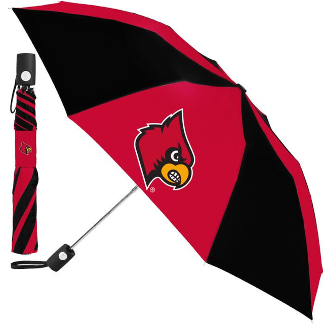 Louisville Cardinals Auto Folding Umbrella