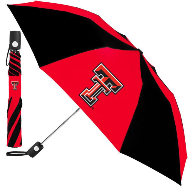 Paraguas plegable automático de los Texas Tech Red Raiders