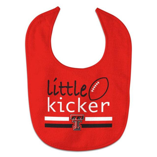 Babero para bebé All Pro LITTLE KICKER de Texas Tech Red Raiders