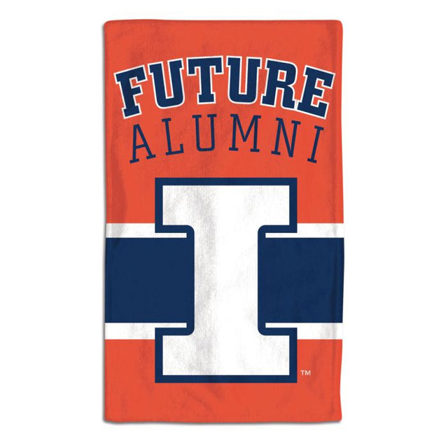 Illinois Fighting Illini Burp Cloth 10" x 17"