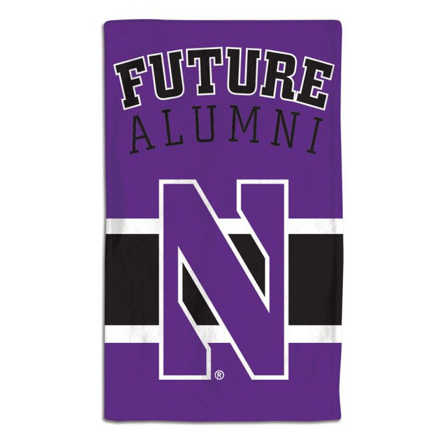 Northwestern Wildcats Burp Cloth 10" x 17"