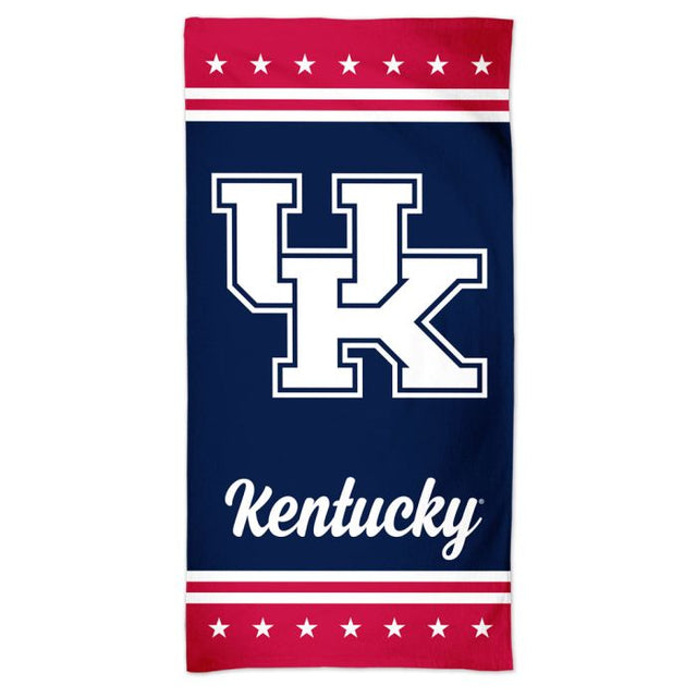 Toalla de playa Spectra PATRIOTIC de Kentucky Wildcats de 30" x 60"