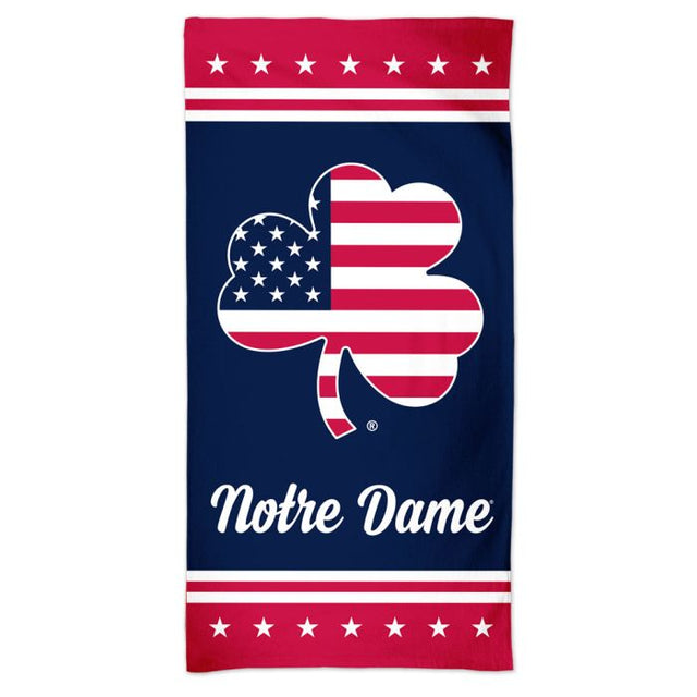 Notre Dame Fighting Irish PATRIOTIC Spectra Beach Towel 30" x 60"