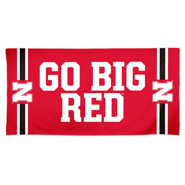 Nebraska Cornhuskers SLOGAN Spectra Beach Towel 30" x 60"