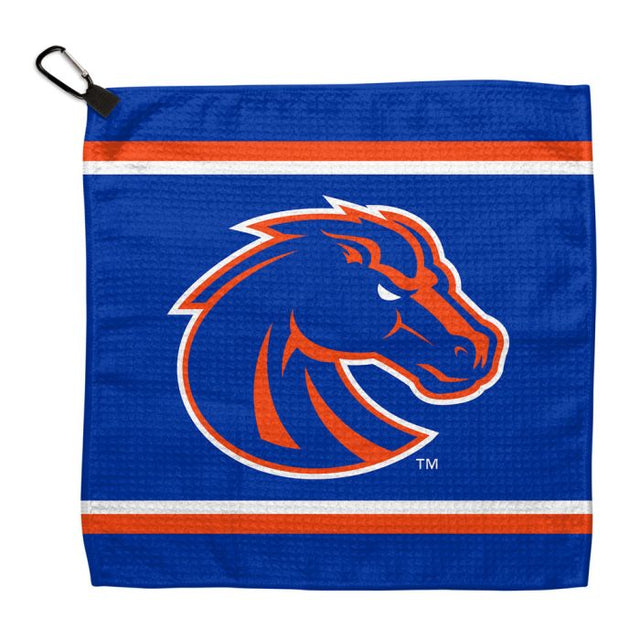 Toallas de gofres de los Boise State Broncos de 13" x 13"