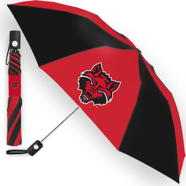 Paraguas plegable automático de los Arkansas State Red Wolves