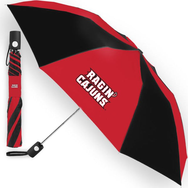 Louisiana - Lafayette Ragin Cajuns Auto Folding Umbrella