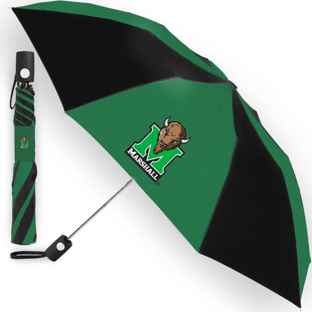 Marshall Thundering Herd Auto Folding Umbrella