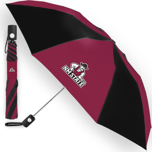 New Mexico State Aggies Auto Folding Umbrella