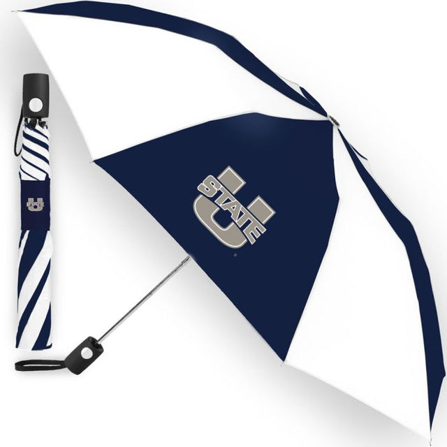 Utah State Aggies Auto Folding Umbrella