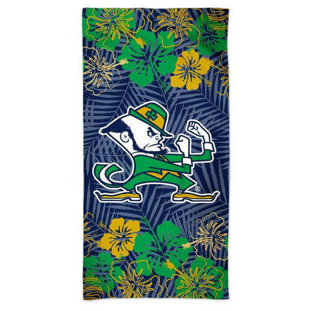 Notre Dame Fighting Irish FLORAL Spectra Beach Towel 30" x 60"